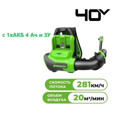Воздуходувка Greenworks GD40BPG2