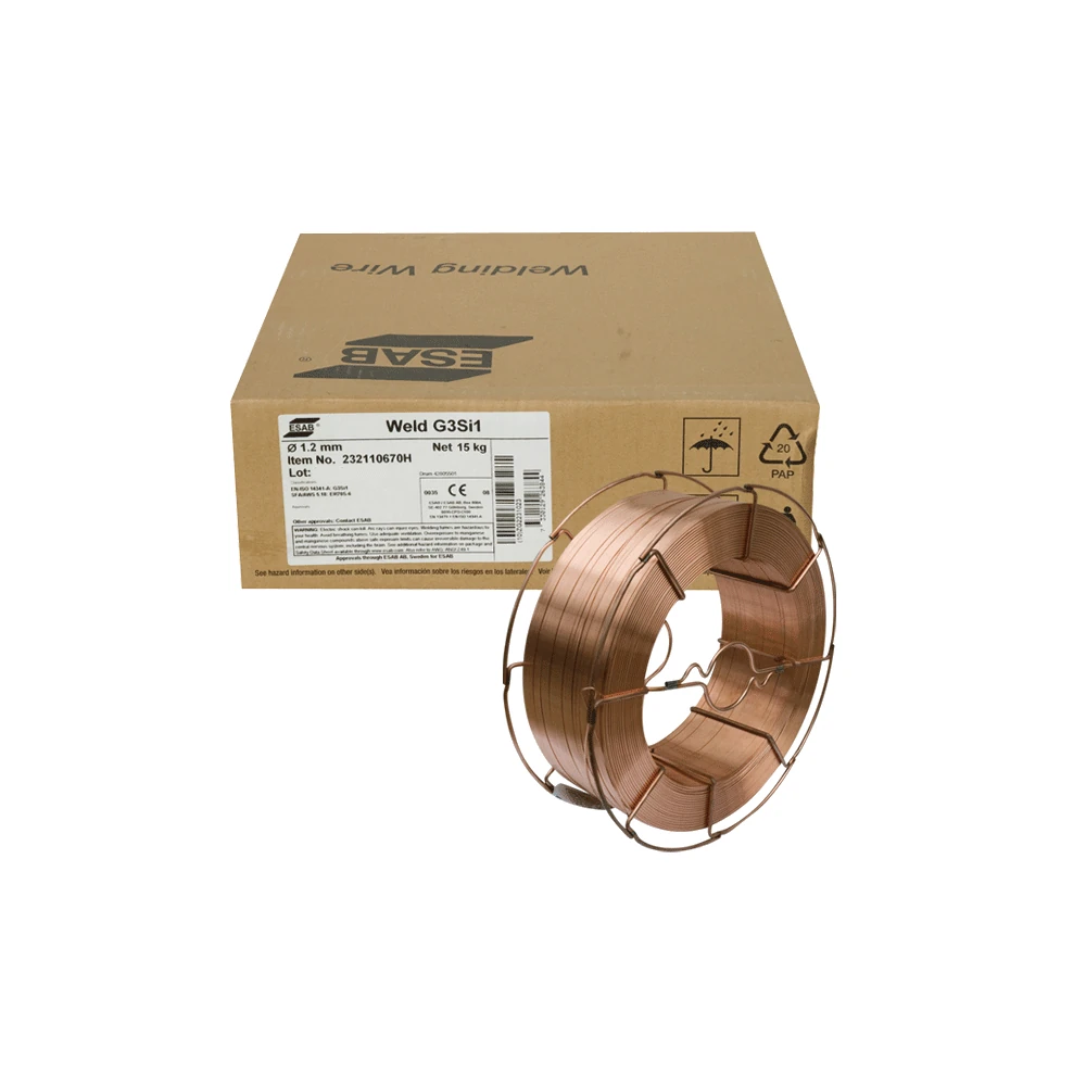 Сварочная проволока Esab Weld G3Si1 0.8mm 5kg