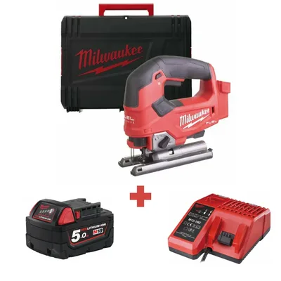 Электролобзик Milwaukee M18 FJS-0X FUEL (4933464726) + M18 B5 (4932430483) + М12-18С (4932352959)