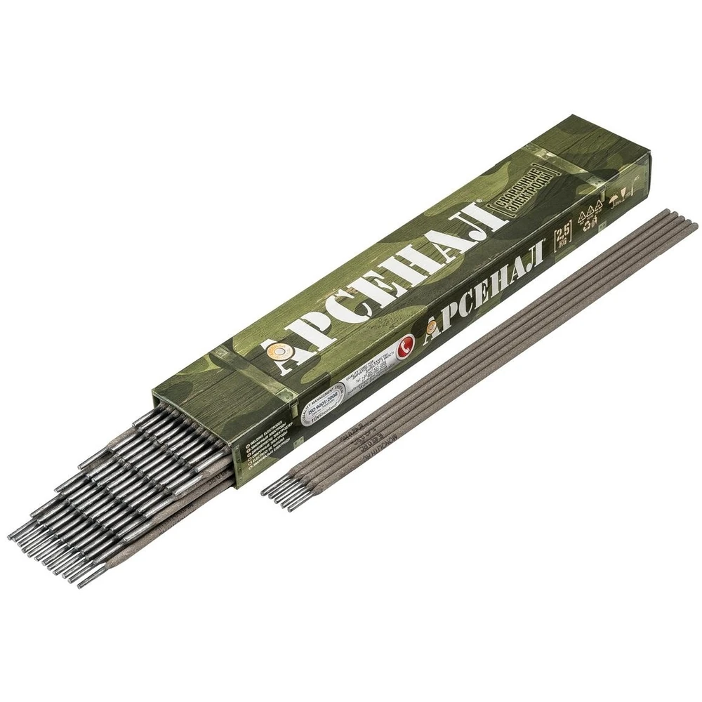 Электрод PlasmaTec МР-3 АРС TM АРСЕНАЛ д 3 мм уп 1,0 кг