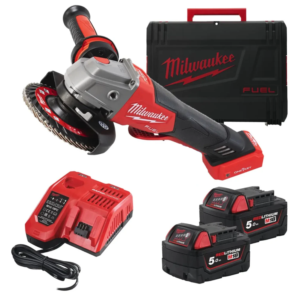 Углошлифовальная машина Milwaukee M18 ONEFSAG125XPDB-502X FUEL (4933478435)
