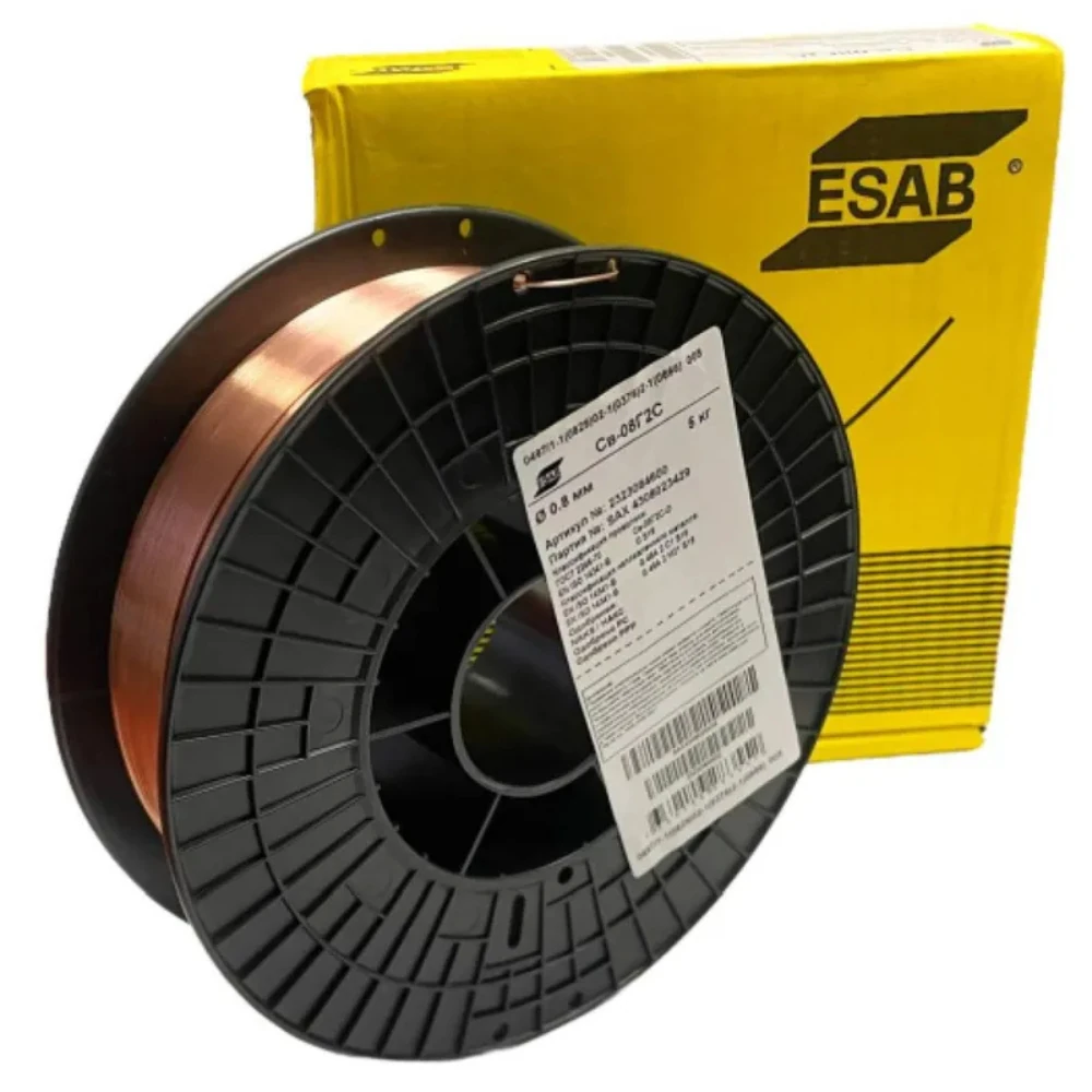 Сварочная проволока Esab Св-08Г2С 0,8mm 5 kg
