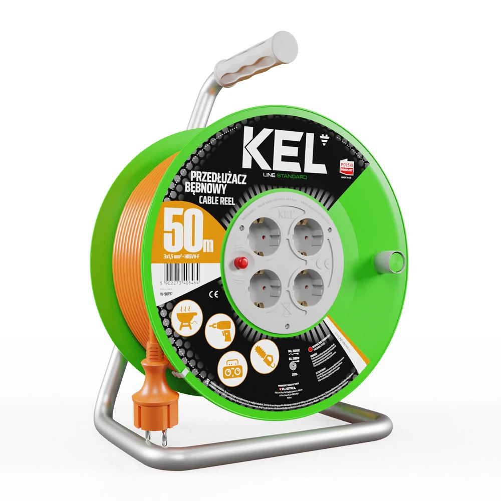Удлинитель Kel W-98197 50\3*1,5 STD