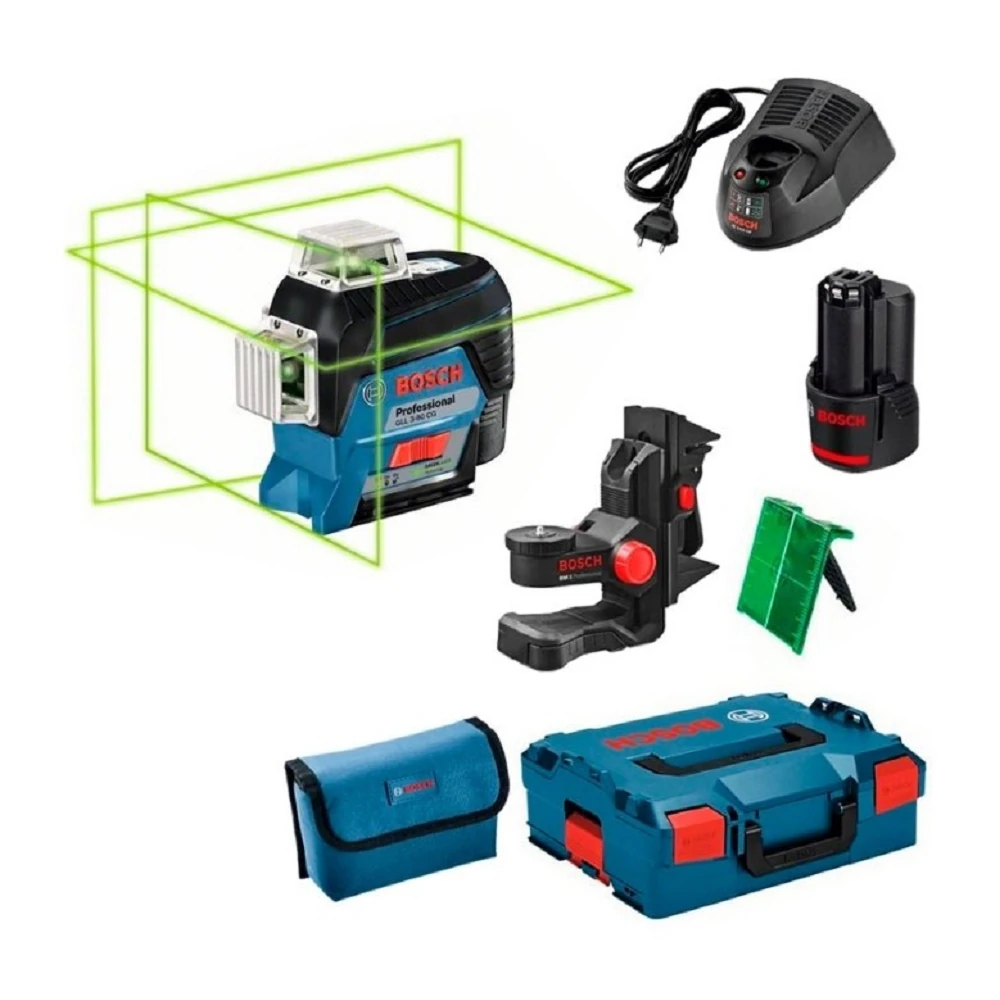 Нивелир Bosch GLL 3-80 CG (12 V)+ BM 1 + L-Boxx