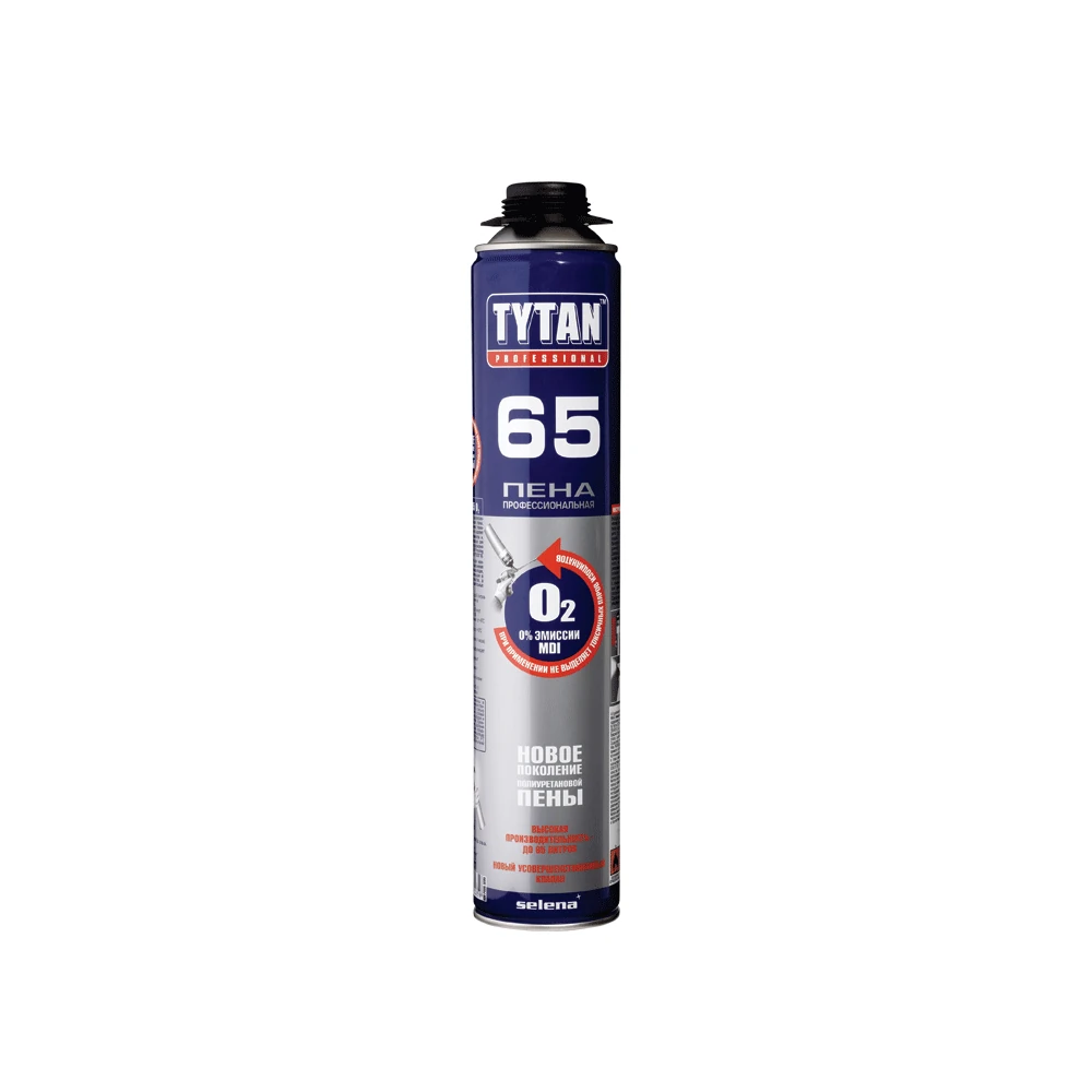 Пена Selena TYTAN ПРОФ 65 O2 (750 ml)