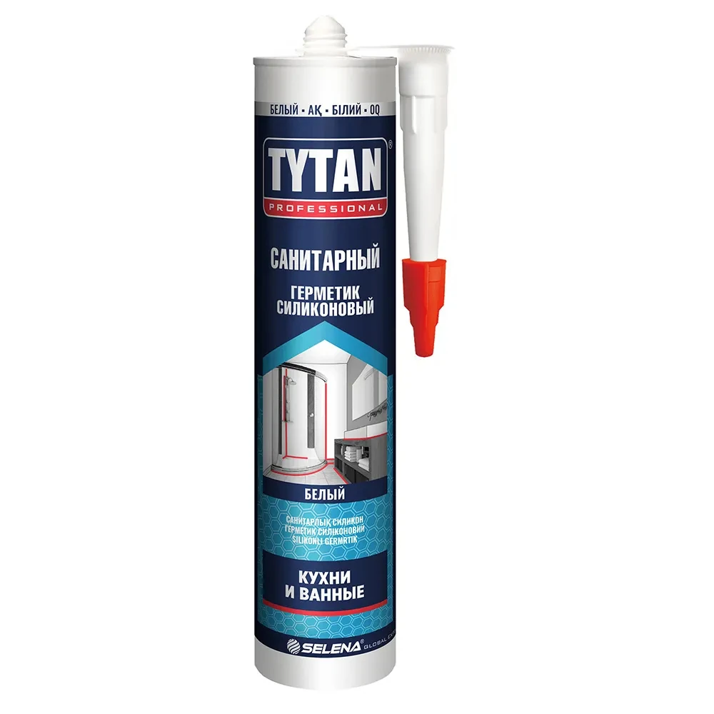 Силикон Selena TYTAN санитарный (280 ml) белый