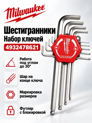Набор ключей Milwaukee 4932478621