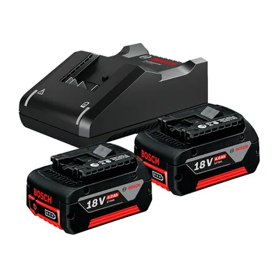 Энергокомплект Bosch GBA 2 x 18 В 4.0 Ач + GAL 18V-40