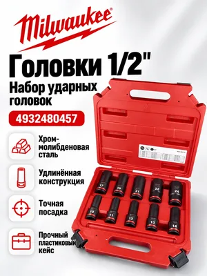 Набор головок Milwaukee 4932480457