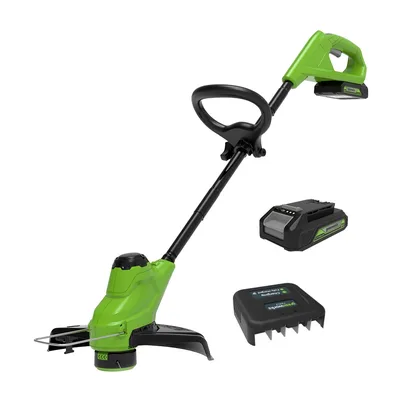 Турботриммер аккумуляторный Greenworks G24LT25K2 (с АКБ 2 АЧ и ЗУ) (2107207SA)
