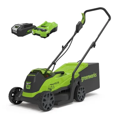 Газонокосилка аккумуляторная Greenworks GD24LM33K2