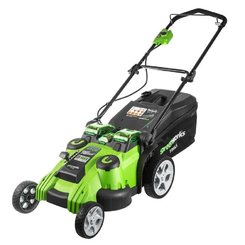 Газонокосилка аккумуляторная Greenworks G40LM49DBK4 (40V, 1хАКБ 4Ач и ЗУ) 2500207VB