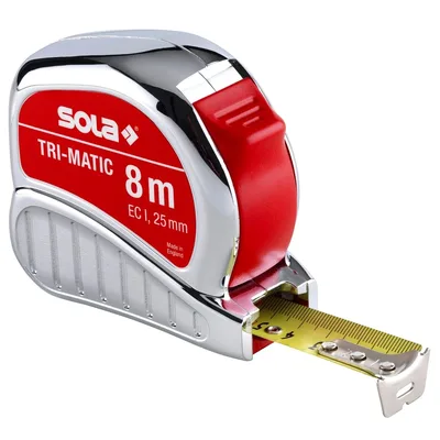 Рулетка SOLA Tri-Matic TM 8 m