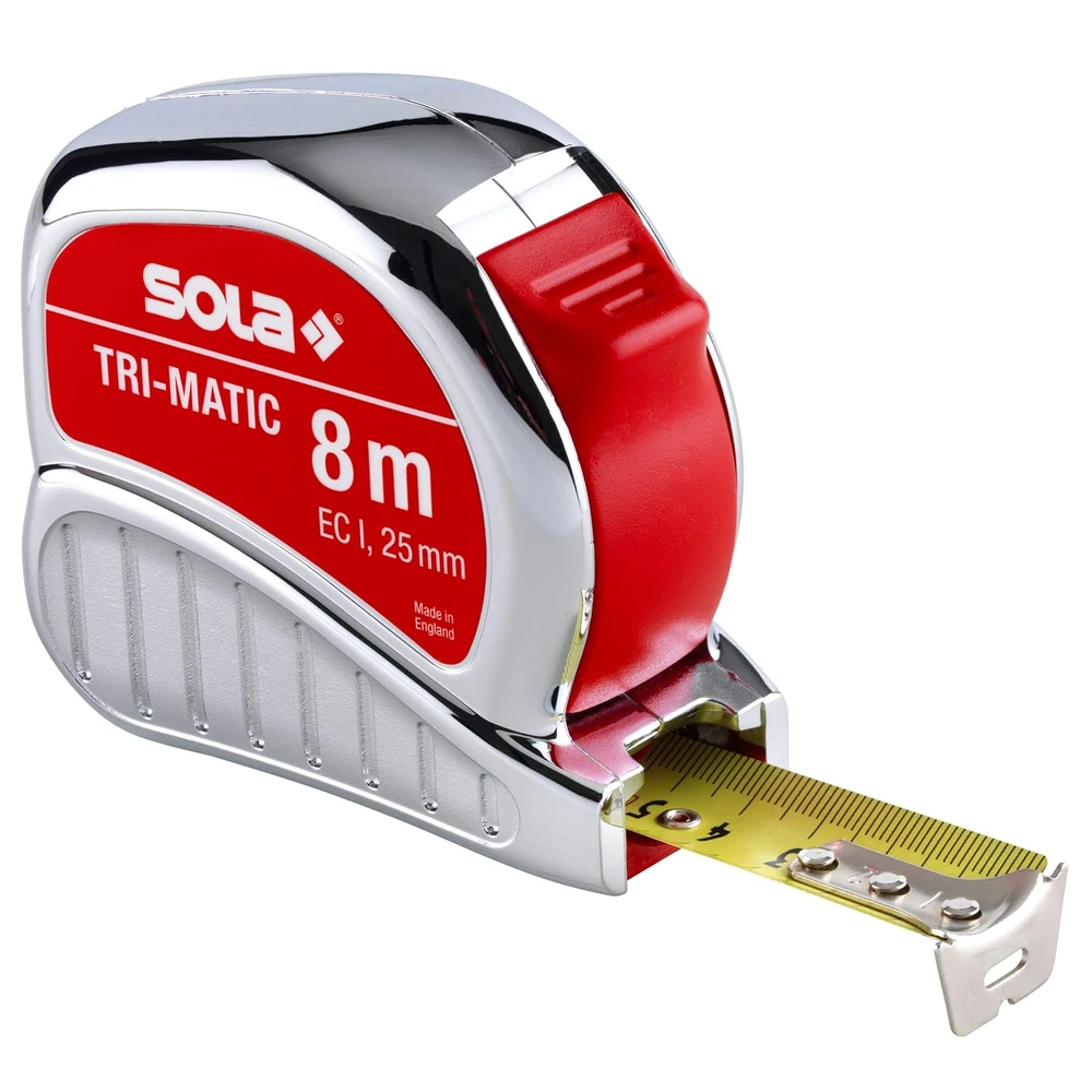Рулетка SOLA Tri-Matic TM 8 m
